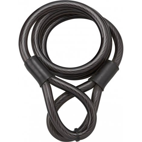 THIRARD - Câble antivol Twisty, vélo, abris de jardin, Ø 15, 1.80m, acier gaine PVC - THIRARD