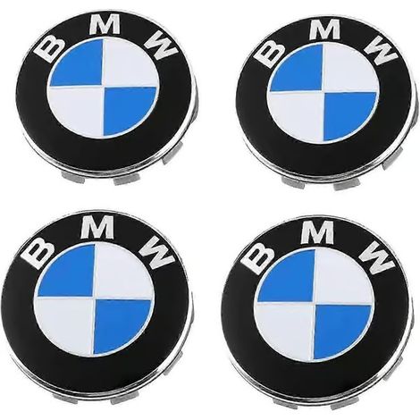 4 enjoliveurs centraux BMW 68 mm (1/3)