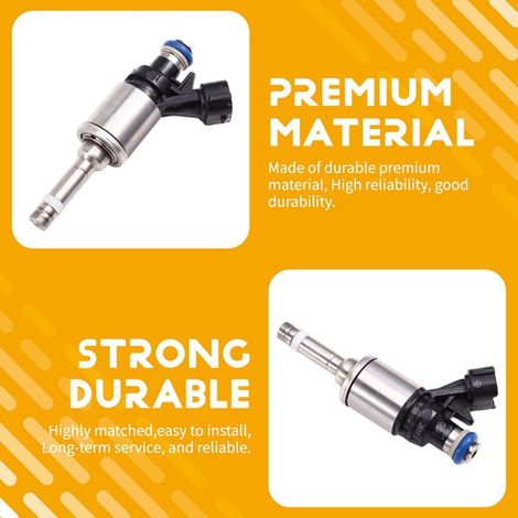4 fuel injectors 16600-4BB0A 0261500208 suitable for Nissan vehicles. (1/5)
