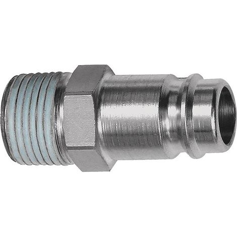 Riegler nipplo acciaio temprato / nichelato connettore DN 10 AG 20,95 mm - 107459 (1/3)