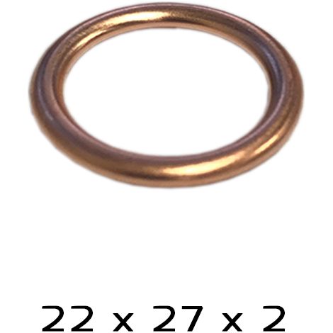 Joint de bouchon de vidange - 22 x 27 x 2 mm - RKG