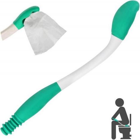 Essuie Fesse Aide aux Toilettes Pince pour Papier Toilette Sans Se Pencher Outils 383.5cm pour Hand DEVIDOIR DE PAPIER ESSUIE-TOUT (1/4)