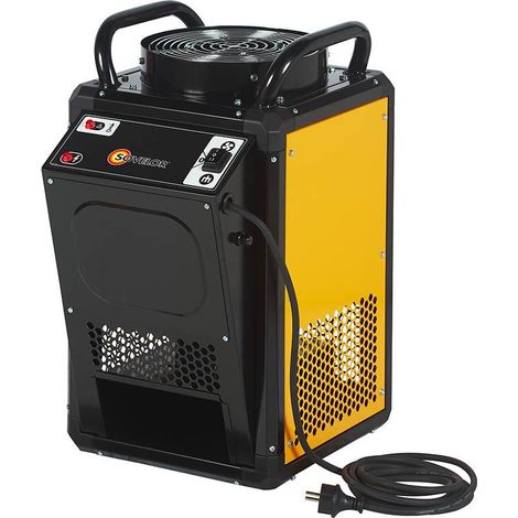 Sovelor – Chauffage de chantier électrique mobile 2,8 kW – Débit d’air 1700 m³/h – Pour espaces confinés – BUG3