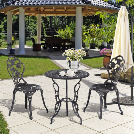 tavolo pranzo 60x60 set bistrot foro ombrellone HAVRYA (1/4)