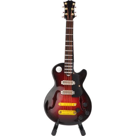 Miniatur-Tilia-Gitarrenmodell (handgefertigt, geformt) mit Geschenkbox (1/5)