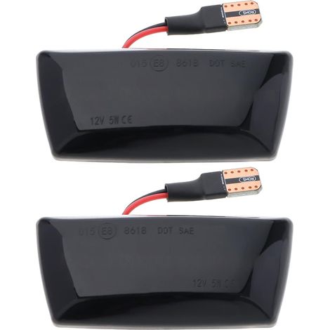 Set of 2pcs Dynamic Turn Signal Lights Replacement Compatible with Opel Adam/Astra H/Corsa D/Cascada/Corsa E/Insignia A/Meriua B Side Marker Light (1/5)