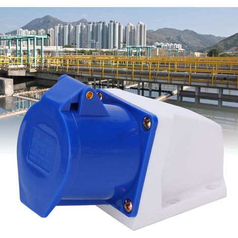 Prise industrielle antidéflagrante 3 broches 32A 220-250V pour installation ouverte monophasée (1/5)
