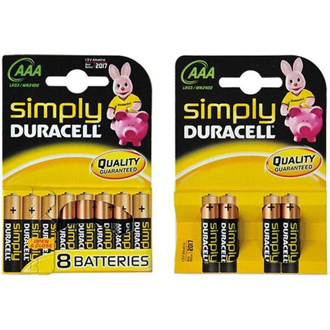 PILA MINISTILO 'MN 2400' Pz 8 - 1,5 V - AAA SIMPLY