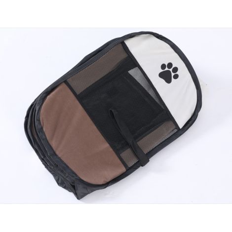 Clôture octogonale pour animaux de compagnie tente pour animaux de compagnie Oxford tissu résistant aux rayures pliable chien cage chien chat salle d'accouchement chenil litière pour chat 737343cm mar (1/4)