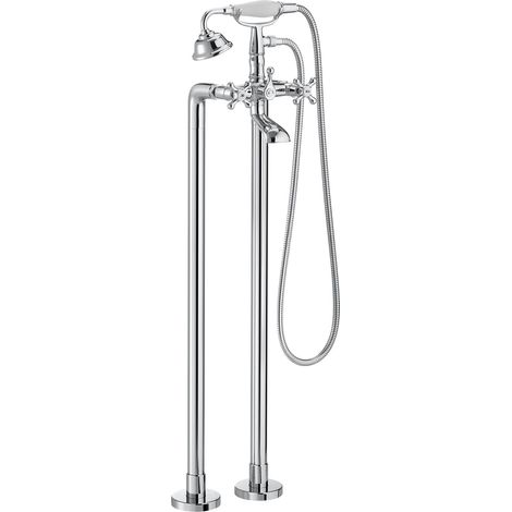 Grifo para bañera bimando exterior con ducha de mano CARMEN - ROCA