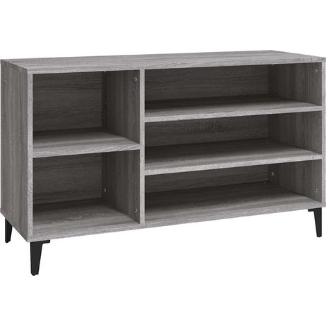 Maison Exclusive - Scarpiera Grigio Sonoma 102x36x60 cm in Legno Multistrato (1/5)