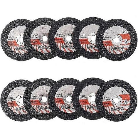 10 disques de coupe circulaires de 75 mm pour le meulage de la résine (1/5)
