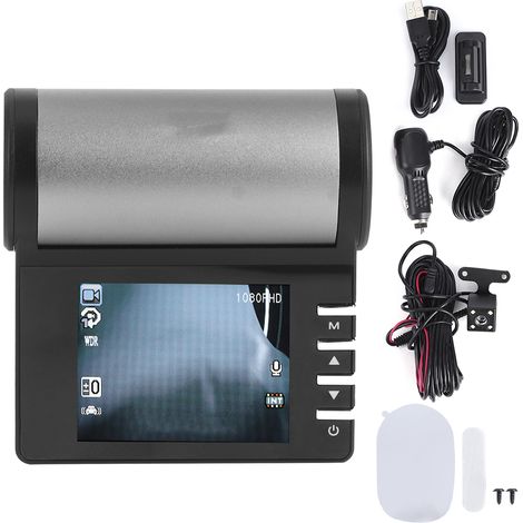 Dashcam Anytek H1 2.0 pouces IPS Double caméra avant et arrière Enregistrement 1080P HD (1/5)