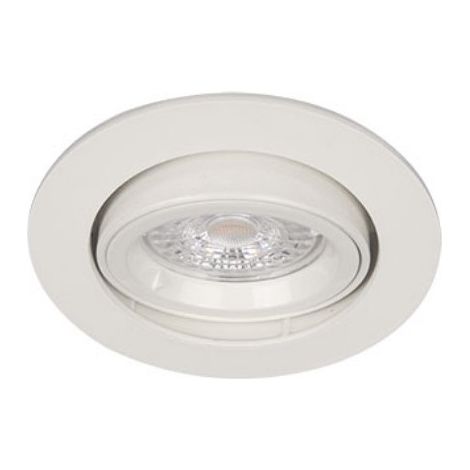 spot encastré - rond - europole be best - culot gu10 - orientable - ip65 - blanc - europole 236520 (1/5)