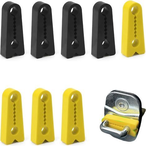 8 Pièces Amortisseur de Porte de Voiture en Silicone Protection Anti-choc et Réduction de Bruit Joint Étanche Universel pour Portière Capot Coffre (1/5)