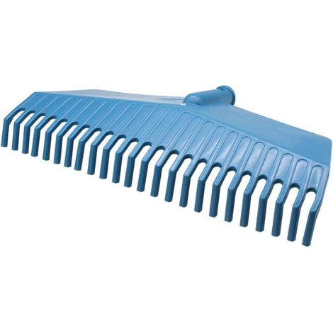 RASTRILLO RECTO 24P  AZUL PLASTICO (1/3)