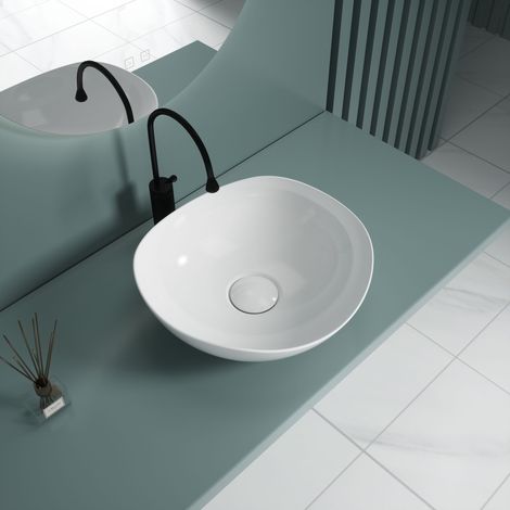Durovin Bathrooms Bathroom Basin - Countertop Sink Rectangular Vessel Sink - 590 x 430mm WxD (1/4)