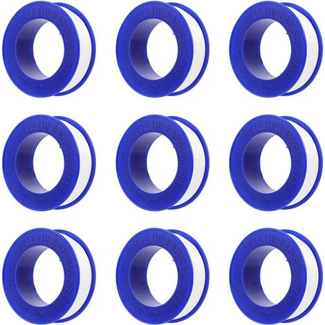 20 Pièces Ruban D'étanchéité en Ptfe 12mm X 0,075mm X 10m (1/5)