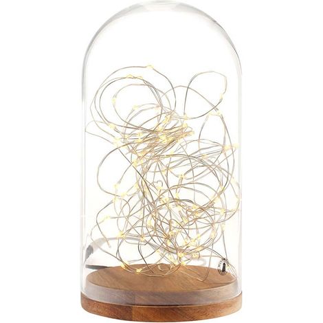 Fanal decorativo LED GELOO, regulable, Blanco frío, regulable
