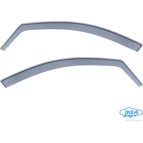 Set deflettori aria anteriori ad incastro, tipo lungo - compatibile per Fiat Panda (09/0301/12) - Fiat Panda Classic (02/1212/12)