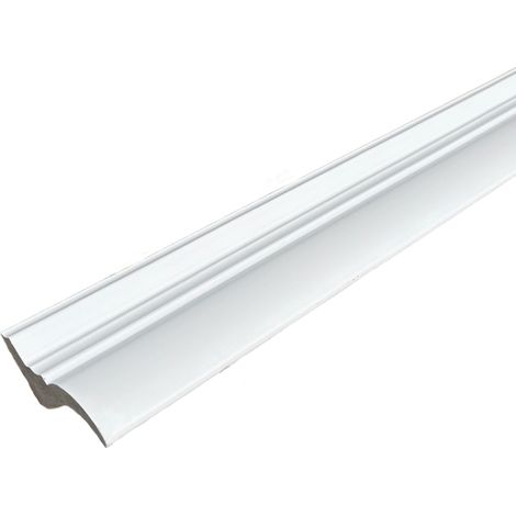 Lot de 19 Corniches LED Polymère, L.240 cm x P.7,2 cm, Ep.41 mm