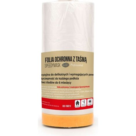 Speedymask Gold Professional UV Foil con nastro adesivo 6 mesi 270 cm 17 m Dinamico