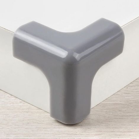 Set of 4 furniture corner protectors - soft corner protectors for tables - baby safety corner protectors - 3D corner protectors - impact resistant - suitable for fireplaces, stairwells, etc. (d (1/5)