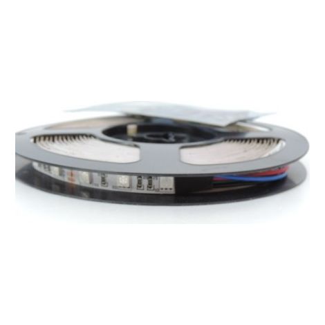 Bandeau LED 14.4W/m couleur RGB flexible intérieur longueur 5m 60leds/m alim 12V DC (non incl) IRC80 IP20 TRAJECTOIRE 003788