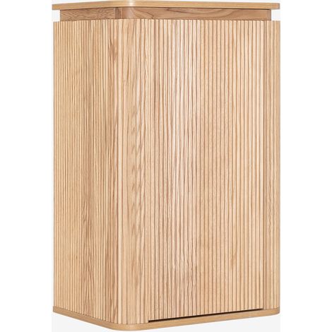 SKLUM Carsone Badezimmer-Wandschrank aus Holz Braun Natur