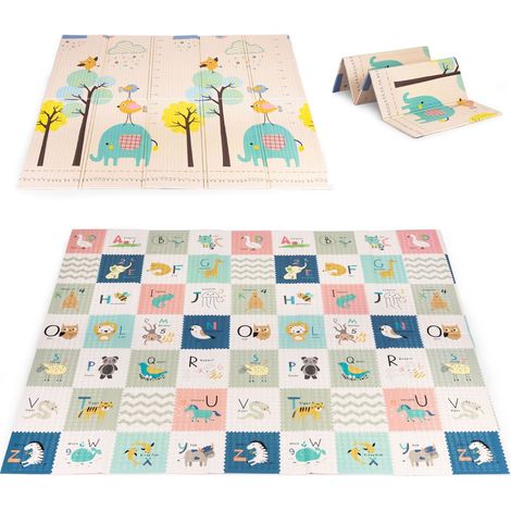 Tappeto da gioco in schiuma per bambini 200x180 cm pieghevole ed educativo (1/5)