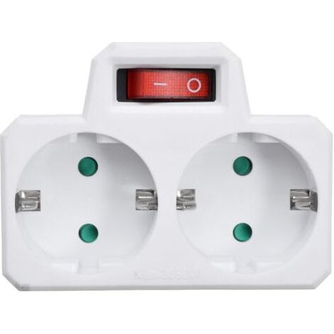Prise double 440 V 16 A avec interrupteur - Adaptateur secteur standard UE avec interrupteur (1/4)