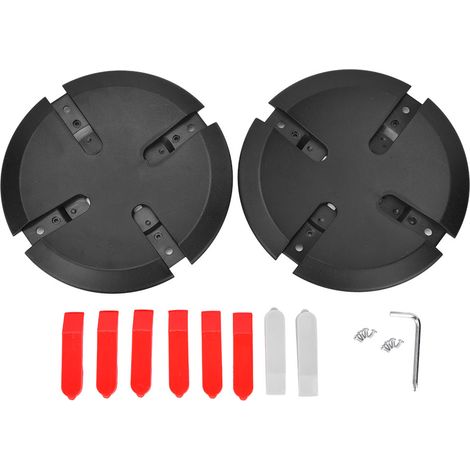 2PCS Cache-Moyeux Mini en ABS pour Xiaomi M365, Décoration de Roue de Scooter Électrique (1/5)