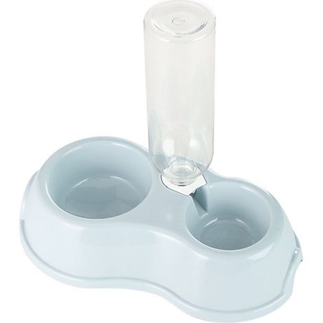 Double bol pour chien et chat, polyvalent, grande capacité, recharge d'eau automatique, Design 2 en 1, distributeur d'alimentation pour animal domestique, ensemble pour l'intérieur (1/5)