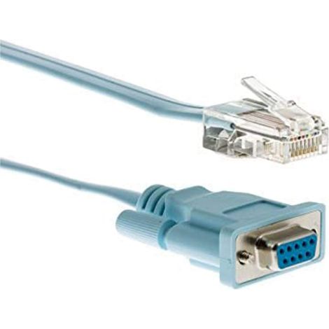 CONSOLE CABLE 6FT WITH     RJ45 AND DB9F