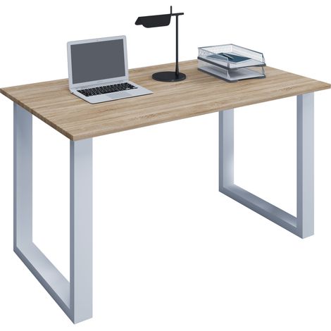 Mesa de oficina de escritorio 140x80 Lona U 76x140x80 - VCM