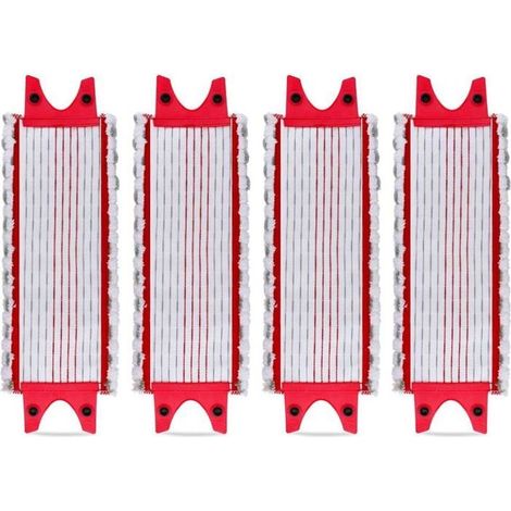 4PCS Replacement Microfibre Pad Lavette pour Vileda UltraMax, UltraMax Plus et Easy Wring UltraMax Carlin.Balai Serpillère Lingette (1/5)