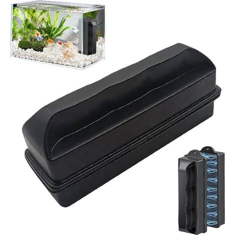 Nettoyeur magnétique pour vitres, nettoyage d'aquarium, nettoyeur magnétique pour vitres, nettoyage magnétique pour aquarium, pour surfaces NETTOYEUR ÉLECTRIQUE POUR VITRES (1/5)