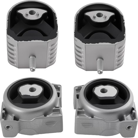 Maxpeedingrods – Support moteur avant et arrière pour Mercedes Classe A W169 – Kit de montage en aluminium – Réduction des vibrations – 4 pièces (1/5)