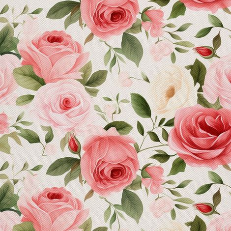 Tissu décoratif d'extérieur Oxford - Fleurs - DX2666 (1/5)