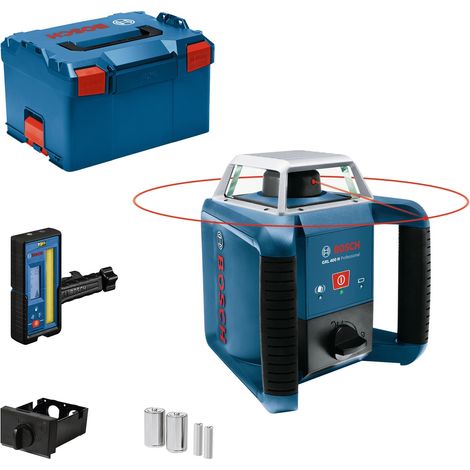 Bosch Rotationslaser GRL 400 H, inkl. Empfänger, Zubehör in L-BOXX 238