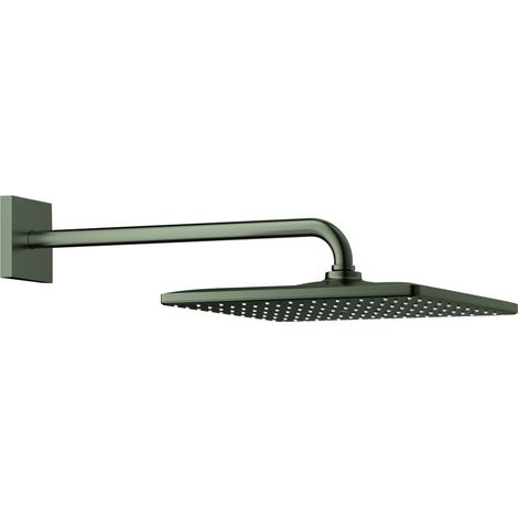 Grohe Rainshower Mono 310 Cube Kopfbrauseset, Brausearm 422mm, 1 Strahlart, max. Durchfluss 7,5l/min, Satin Graphite, 26564MG0 (1/4)