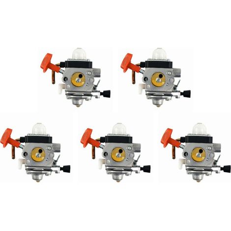 Cinco carburadores adecuados para FS 130 HT 130 HT 131 130 FS130 FS130R FR130T HT130 HT131 KM130 KM130R, reemplazo para Zama C1Q-S173