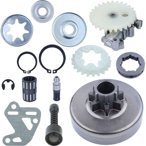 Kit de pignon de chaîne d'embrayage 3/8" 7 dents, pour Stihl MS380 038 MS381, 1119 160 2000 (1/5)