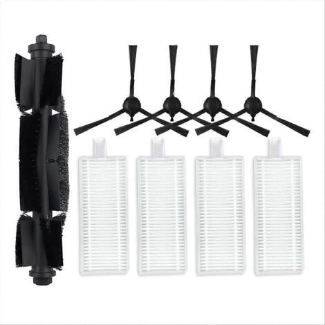 Accessoires pour aspirateur robot TP-Link Tapo RV-30 Plus : brosse lat��rale principale, filtre HEPA, pi��ces de rechange