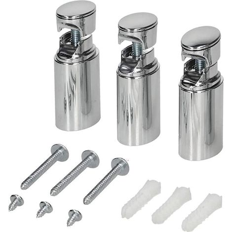 LLAVISAN L305524 Set Soportes Radiador Secatoallas Cromos - ref: L305524