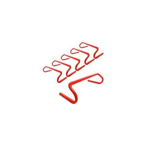 Set mit 6 abnehmbaren Agility-Trainingshürden zur platzsparenden Aufbewahrung – Sporttrainingsgerät für Athleten, Fußball, Basketball (1/4)
