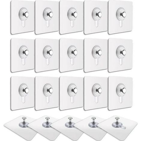 Ganci da parete (20 pezzi) per appendere quadri, cornici, specchi e molto altro.
