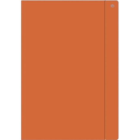 Cartellina con elastico formato A4+, tinta unita arancione (10 pezzi)