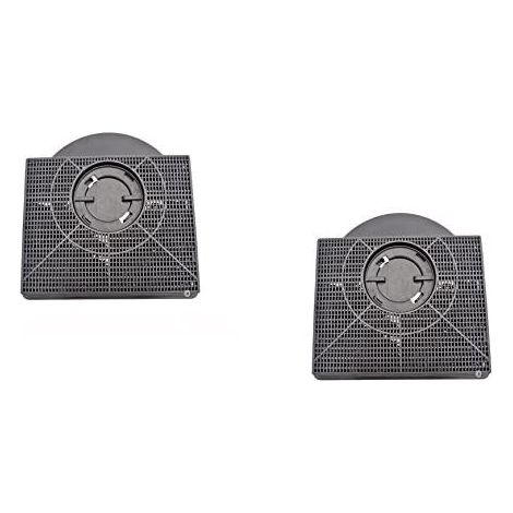 Juego de 2 filtros de carbón TIPO 303 (21,5 x 21 x 4 cm) para campana Elica - Indesit - Beko - Gorenje - Smeg - Whirlpool