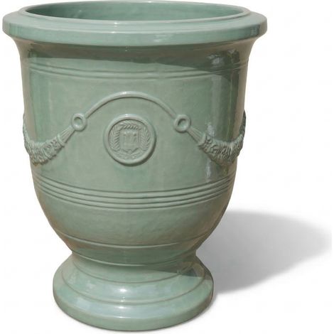 Vaso RICHELIEU 35x42cm perla di giada